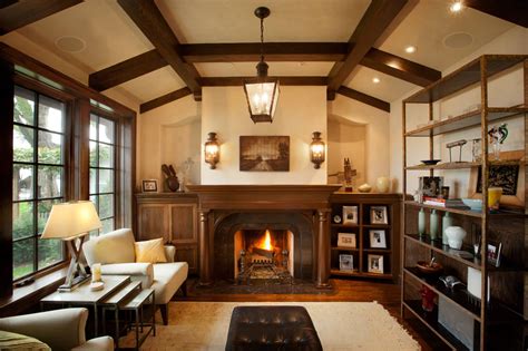 tudor style house interior characteristics.